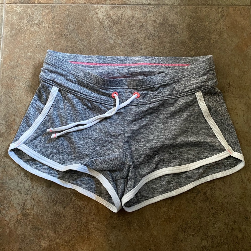Athleta Girl Cannonball Swim Shorts Gray Sz M-8/10